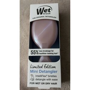 Wet Brush Limited Edition Mini Detangler Brush Iridescent Pink Travel